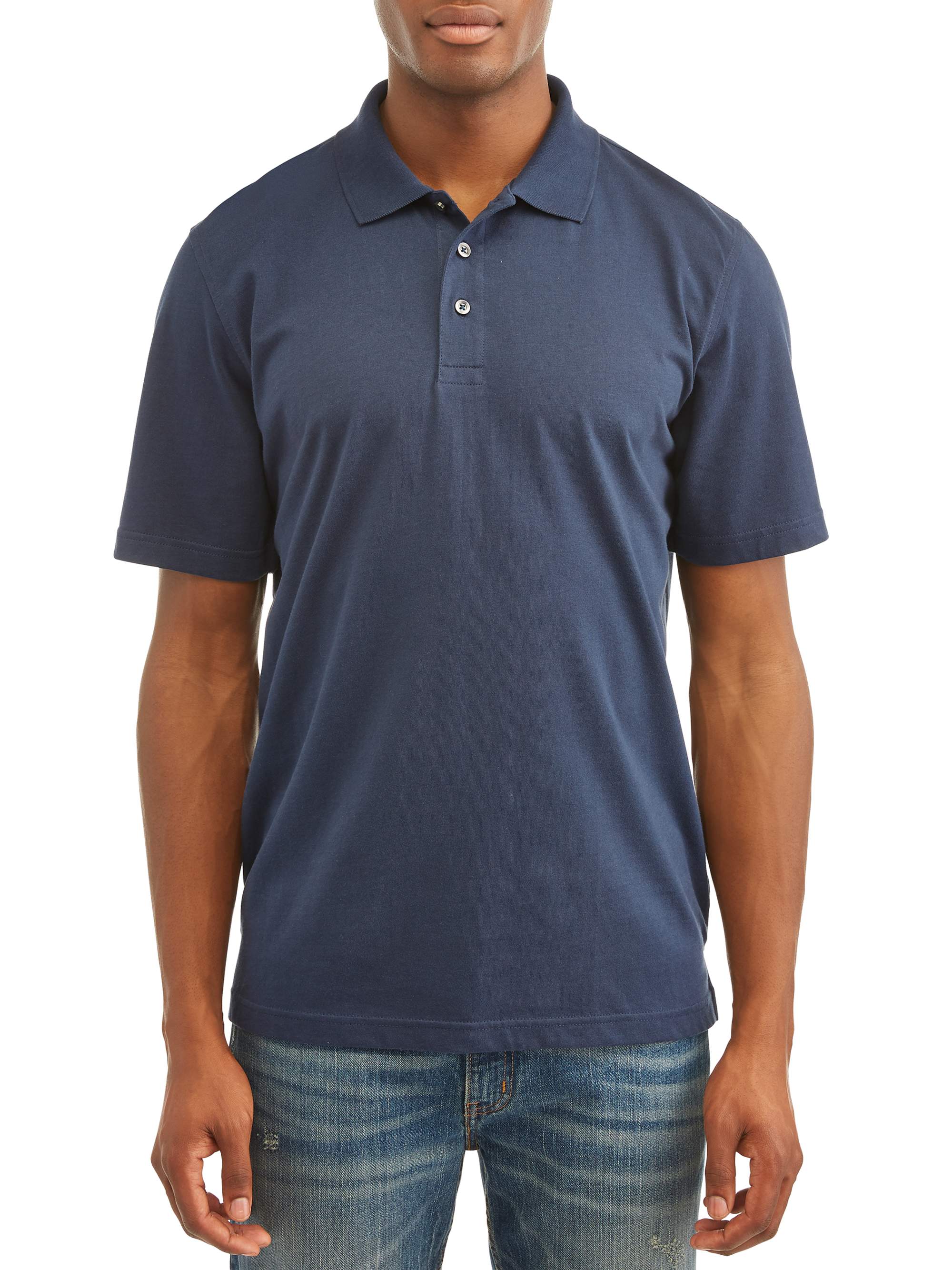 George Men's Short Sleeve Solid Polo Shirt - image 1 of 4
