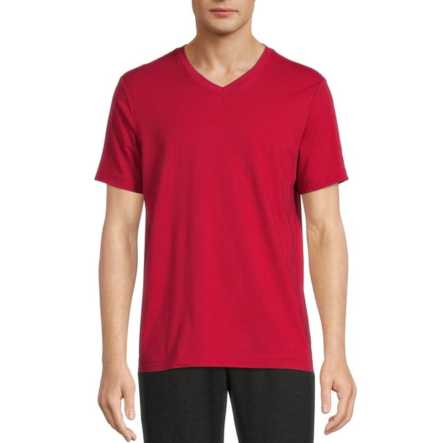 George Men's Short Sleeve V-Neck Tee - Walmart.com