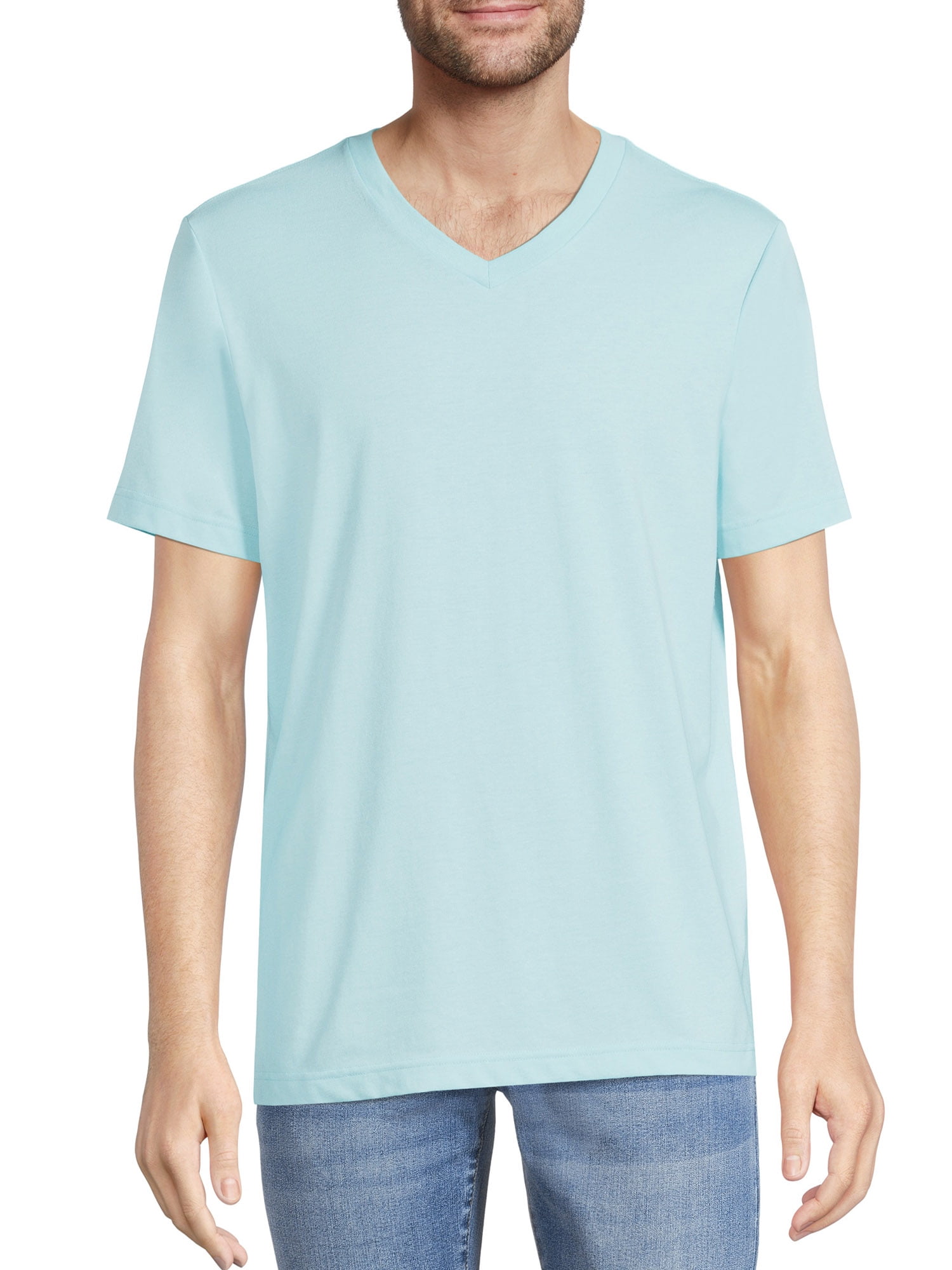 George Men's Short Sleeve V-Neck Tee - Walmart.com