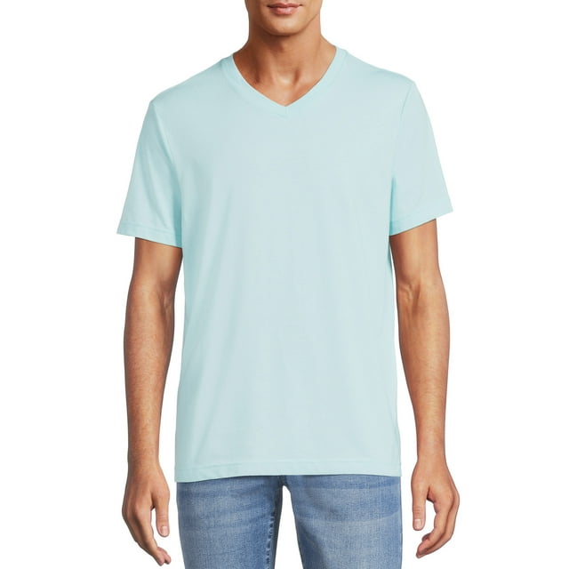 George Men's Short Sleeve V-Neck Tee - Walmart.com