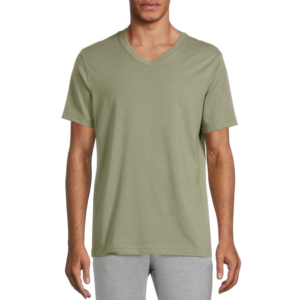 George Men's Short Sleeve V-Neck Tee - Walmart.com