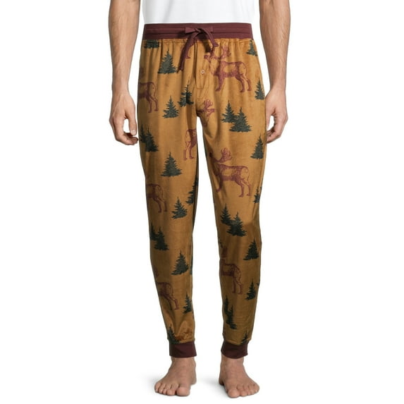 George Men's Silky Fleece Lounge Joggers