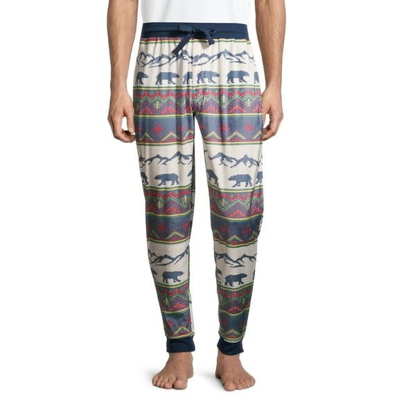 George Men's Silky Fleece Lounge Joggers