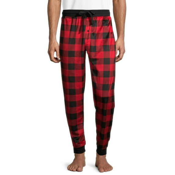 George Men's Silky Fleece Lounge Joggers