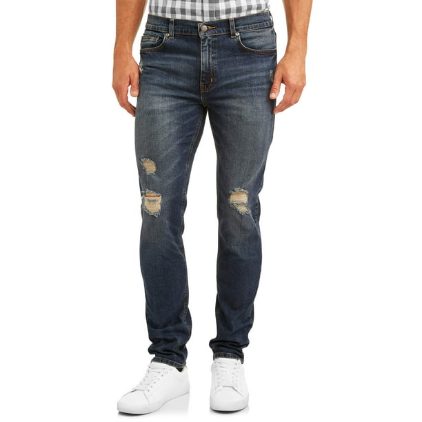 George Men's Skinny Fit Jeans - Walmart.com