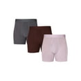 thumbnail image 1 of George Men's Soft Touch Rayon Boxer Briefs, 3 Pack, 1 of 8