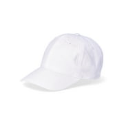 George Men's Solid Cotton Twill Baseball Cap, Arctic White