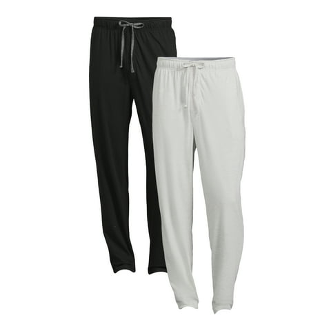 Men's Solid Sleep Pajama Pants, 2-Pack, Sizes S-2XL
