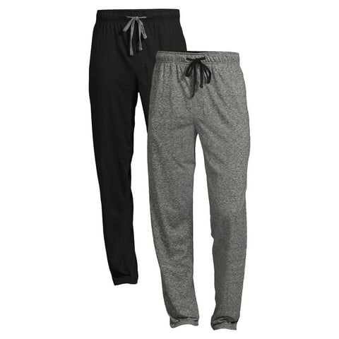 Men's Solid Sleep Pajama Pants, 2-Pack