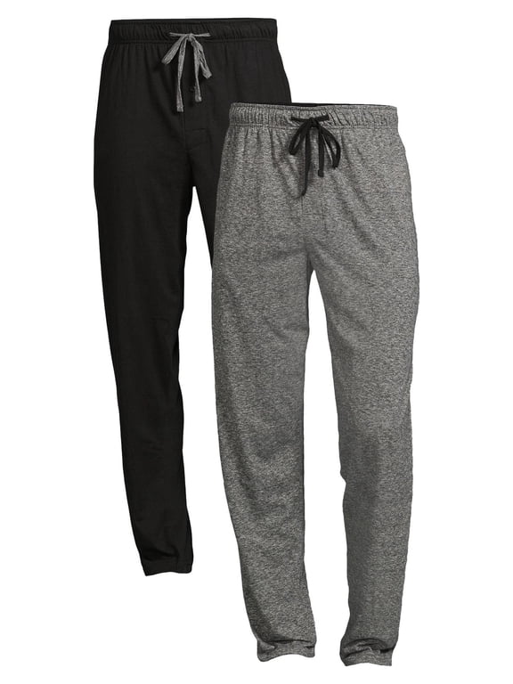 Men's Solid Sleep Pajama Pants, 2-Pack