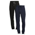 thumbnail image 1 of George Men's Solid Sleep Pajama Pants, 2-Pack, 1 of 5