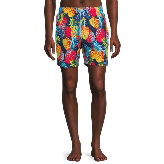 George Men's Stretch Novelty Swim Trunks