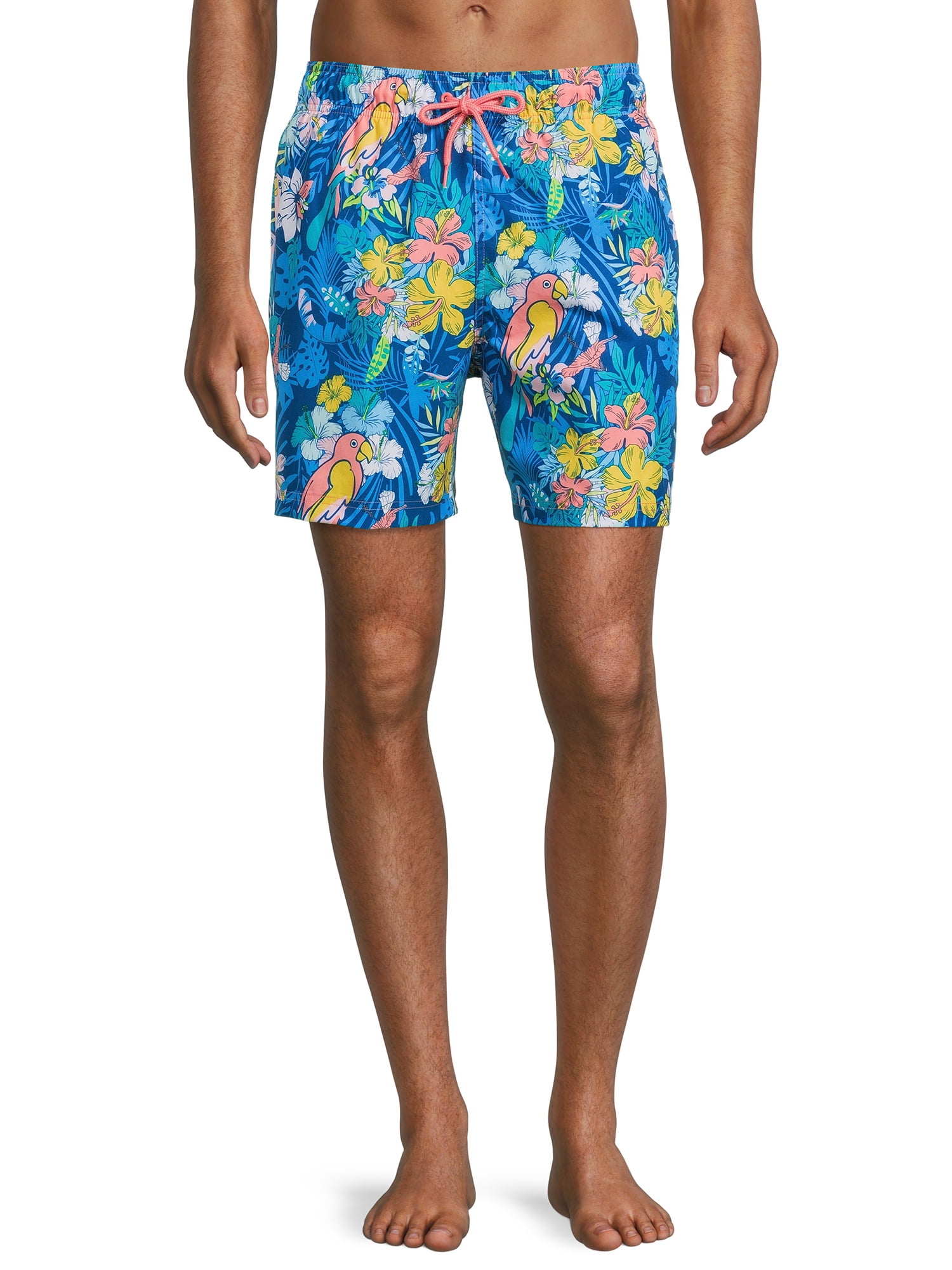 Men's Stretch Novelty Swim Trunks