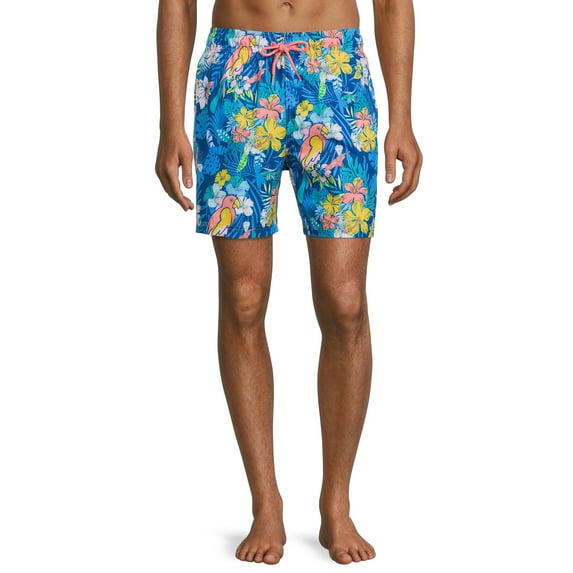 George Men's Stretch Novelty Swim Trunks