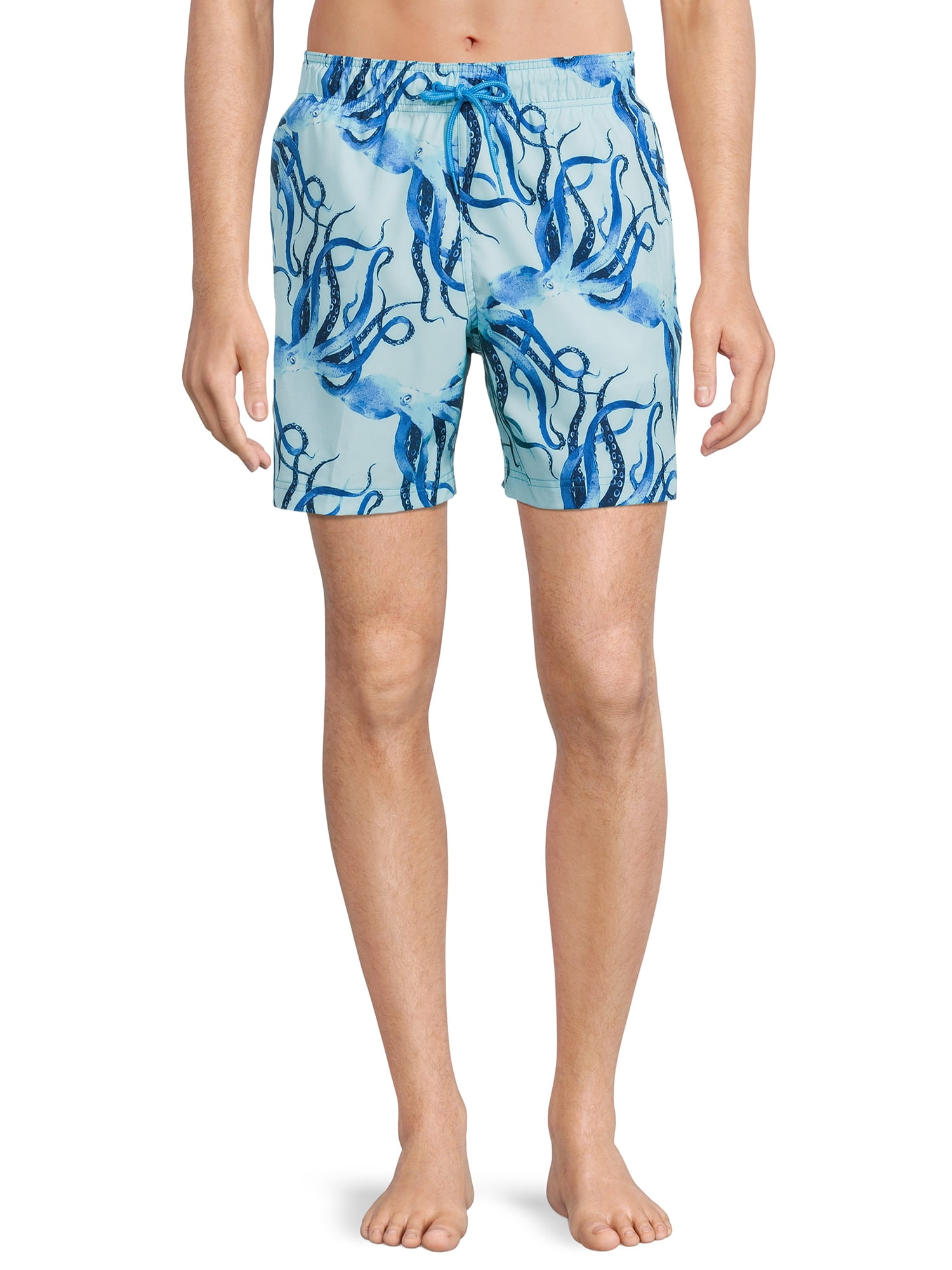 Men's Stretch Novelty Swim Trunks