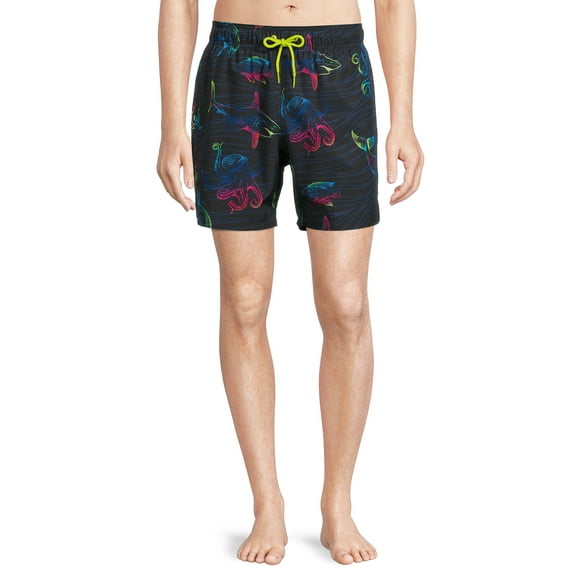 George Men's Stretch Novelty Swim Trunks