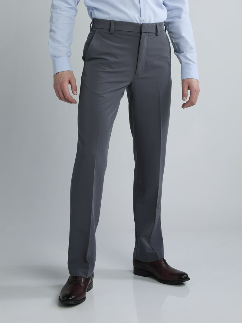 George Men's Suit Pants, Sizes 30-54, Size: 42 x 30, Gray