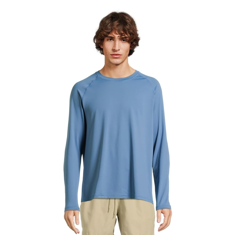 George Men's Sun Shirt with Long Sleeves, Sizes S-3XL 