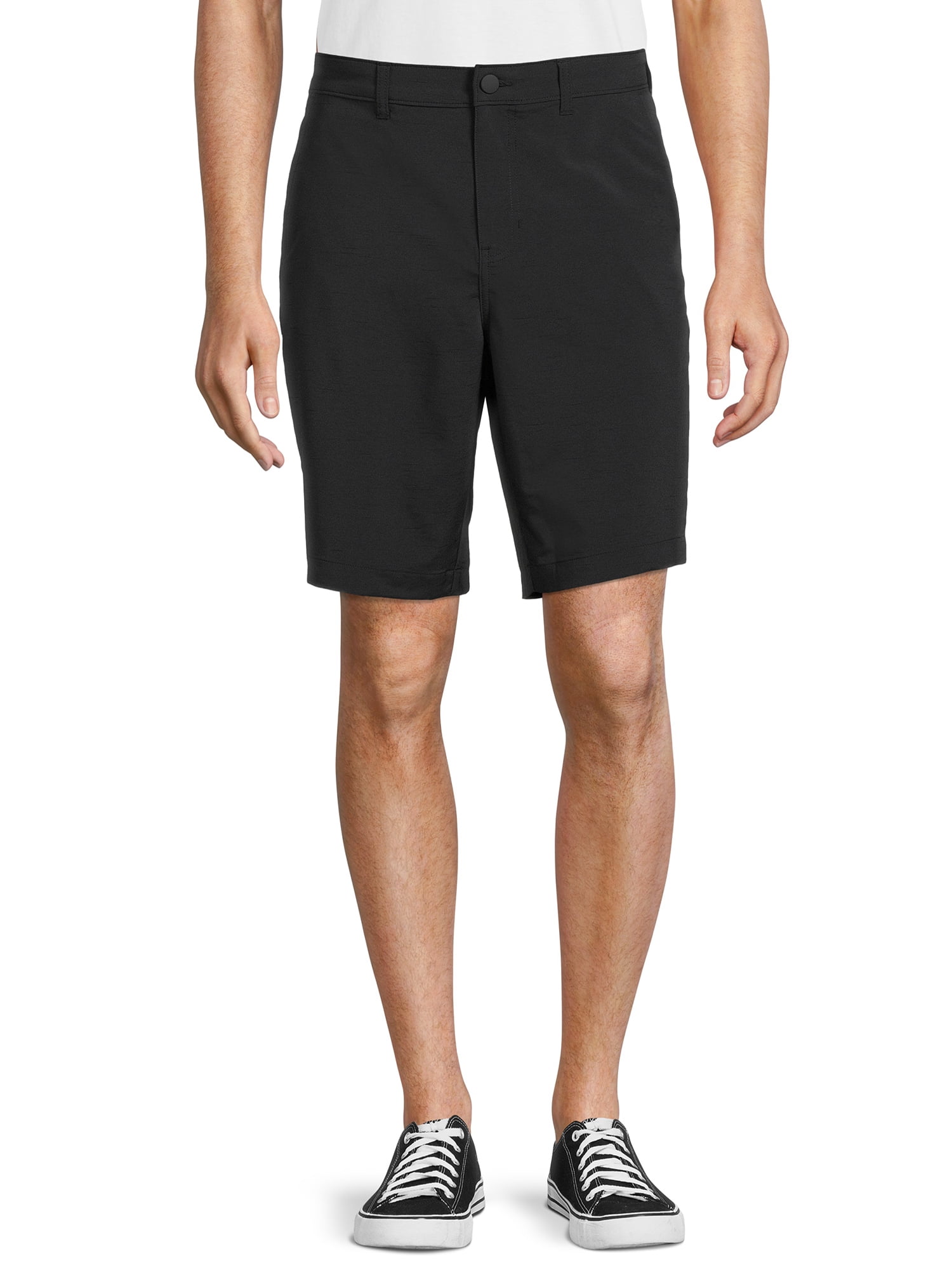 Men's Synthetic Flat Front Shorts