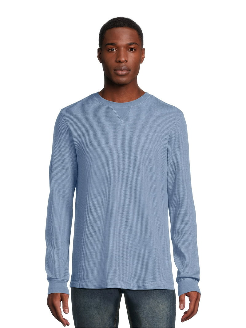 George Men's Thermal Crewneck Tee with Long Sleeves - Walmart.com