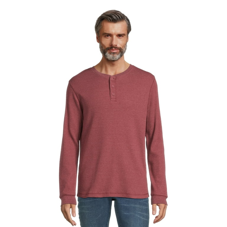 George long sleeve thermal henley deals