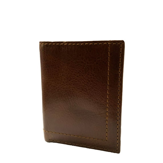 George Men's Trifold Wallet, Brown