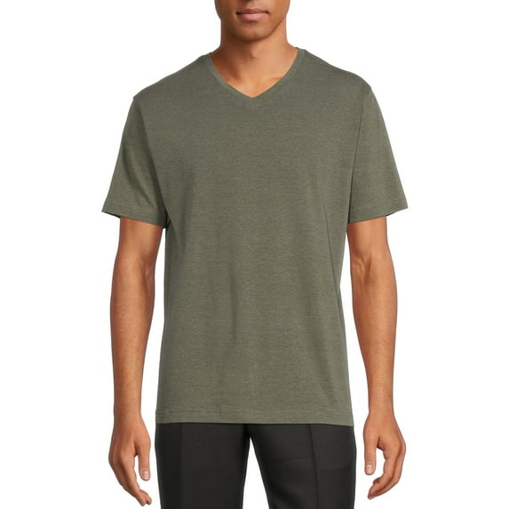George Men’s V-Neck T-Shirt with Short Sleeves