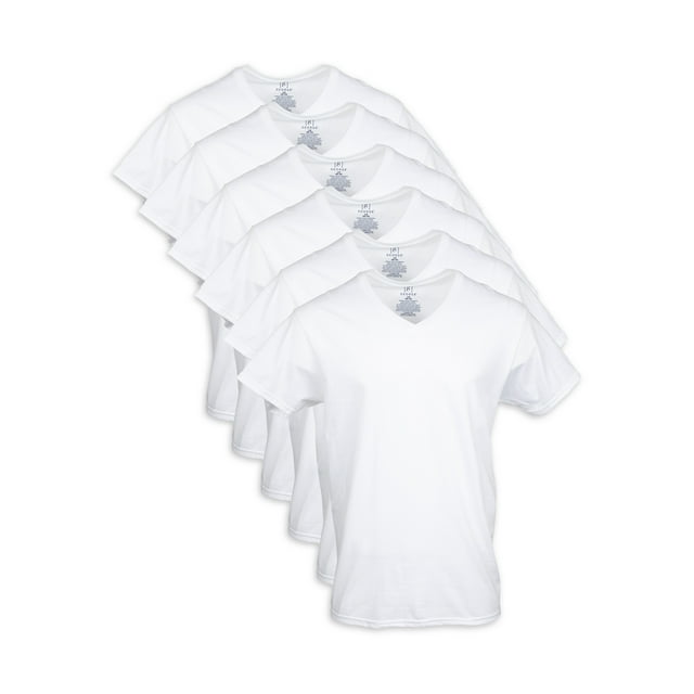 Men's VNeck Tshirts, 6Pack