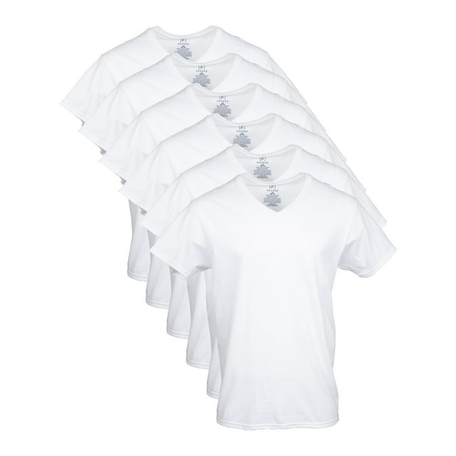 Men's VNeck Tshirts, 6Pack