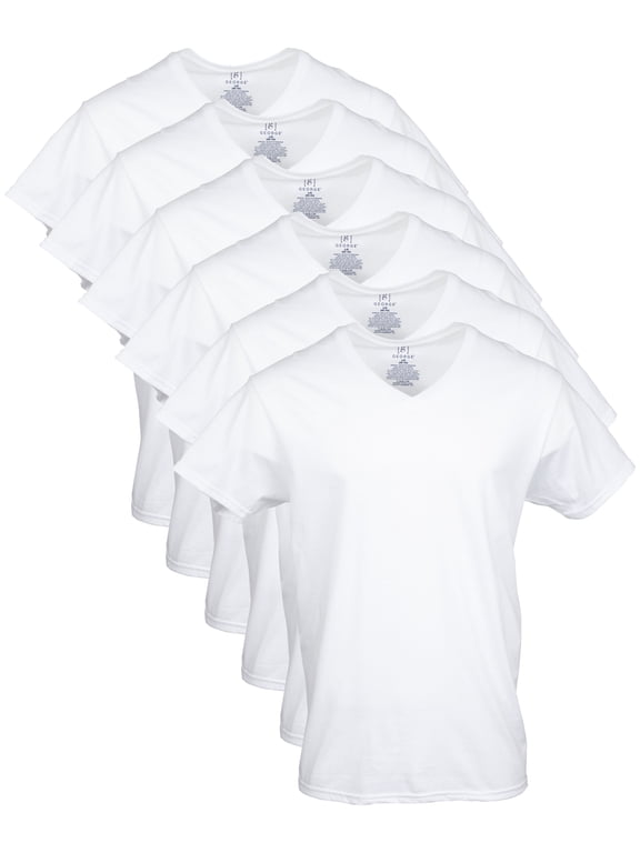 Men's V-Neck T-shirts, 6-Pack