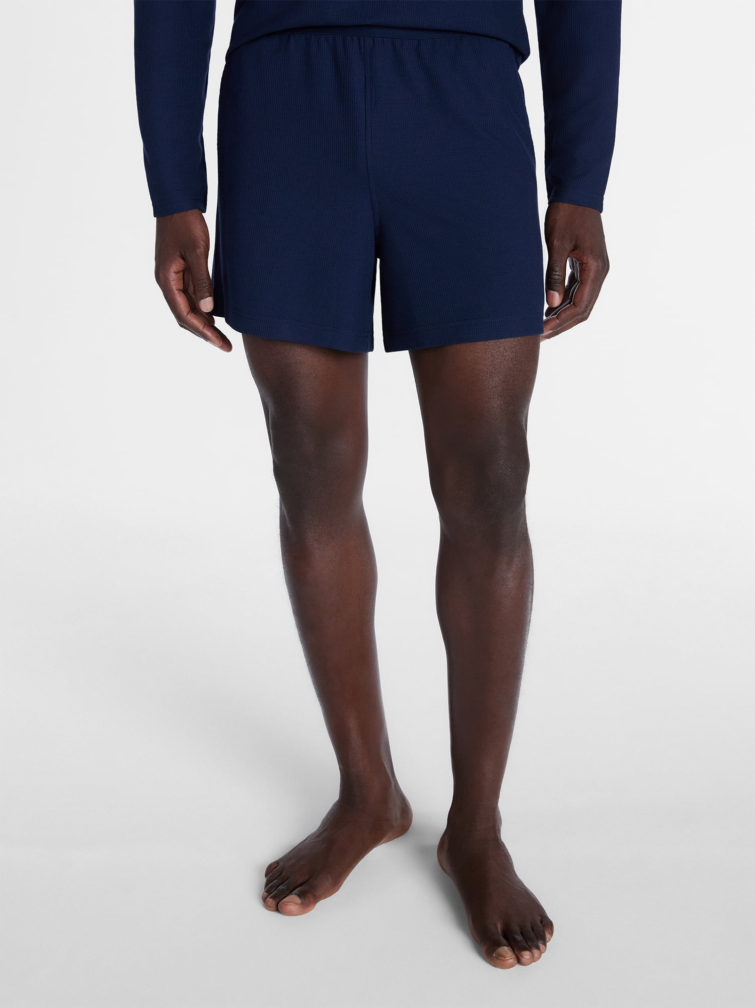 George Men's Waffle Knit Sleep Shorts, Sizes XS-3XL