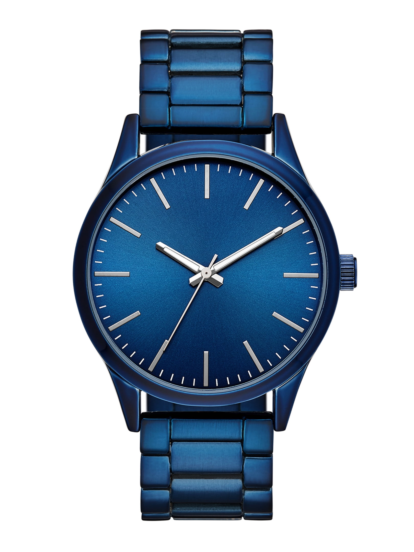 George Men's Watch with Blue Tone Round Case, Blue Sunray