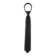 thumbnail image 1 of George Men's Zipper Tie, Black, 1 of 4