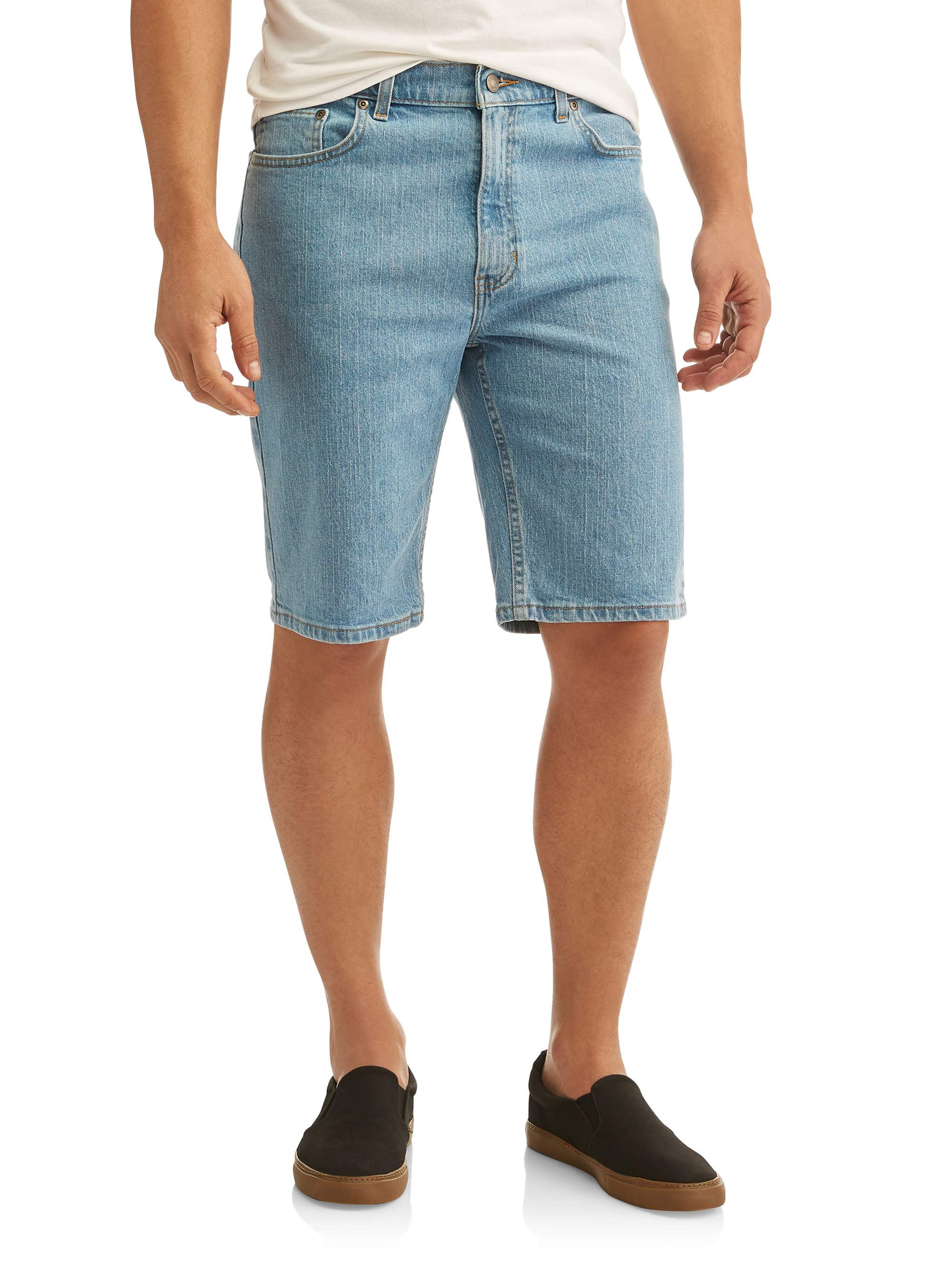 Amazon.com: WFEI Jean Short Men 3/4 Length Trouser Male Straight Summer  Loose Breeches Vintage Hip Hop Streetwear Pant Denim Shorts,Blue,32 :  Clothing, Shoes & Jewelry