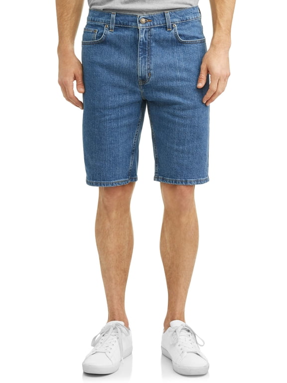 Men's and Big Men's 100% Cotton 5 Pocket Jean Shorts