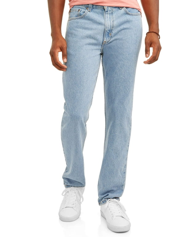 Men's & Big Men's Classic Fit 100% Cotton Regular Fit Jeans, Sizes 29-54