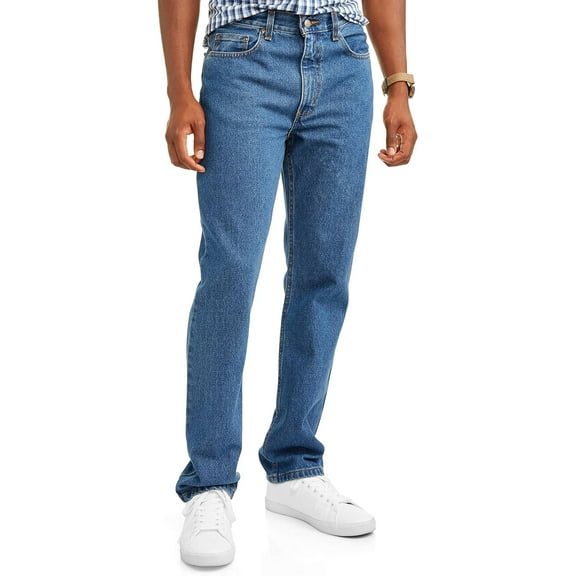 George Men's and Big Men's 100% Cotton Regular Fit Jeans