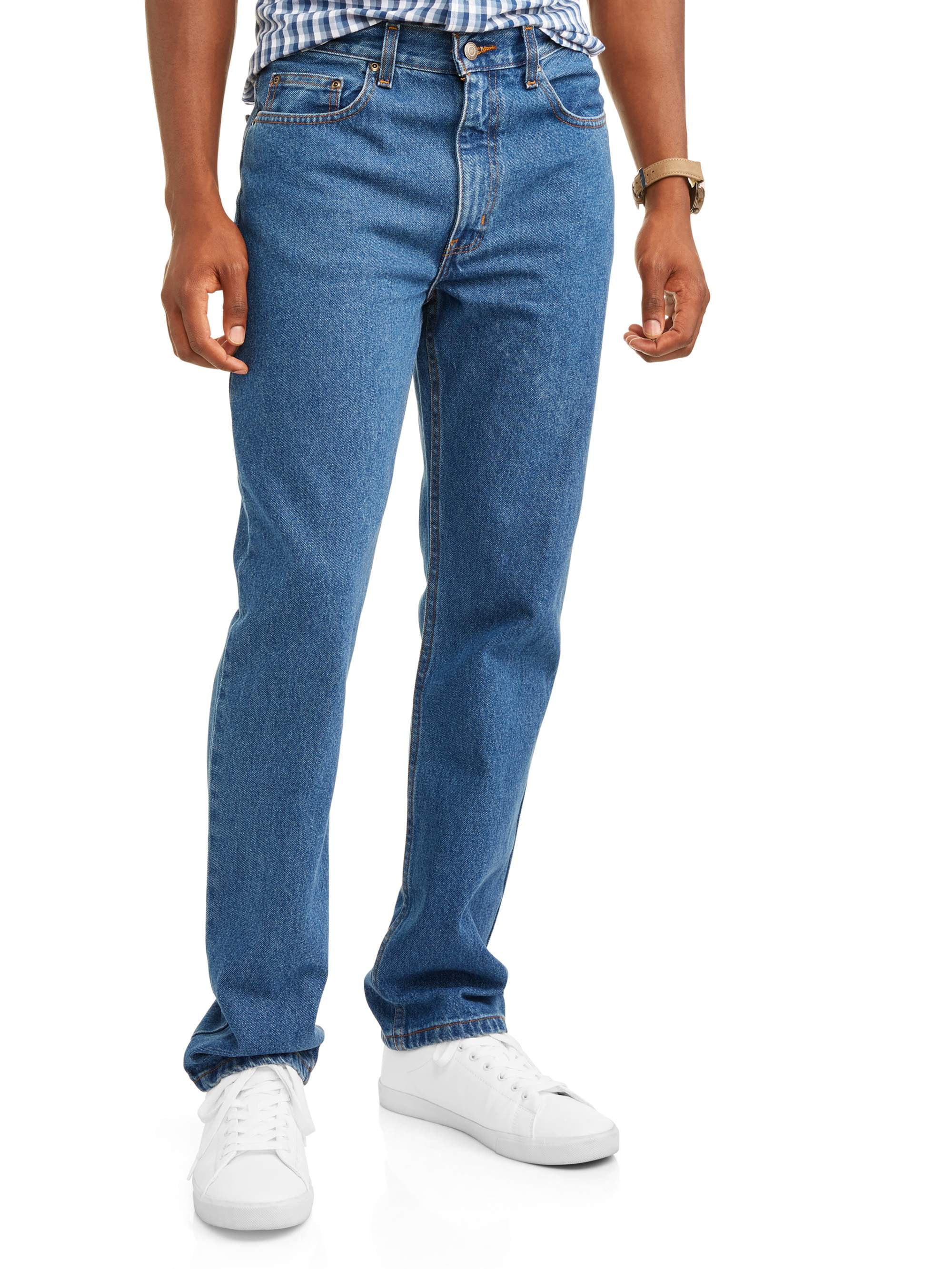 George Men's and Big Men's 100% Cotton Regular Fit Jeans