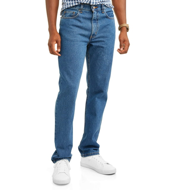 George Men's and Big Men's 100% Cotton Regular Fit Jeans