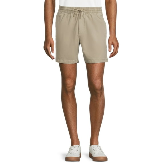 George Men's and Big Men's 6" Twill Pull-On Short