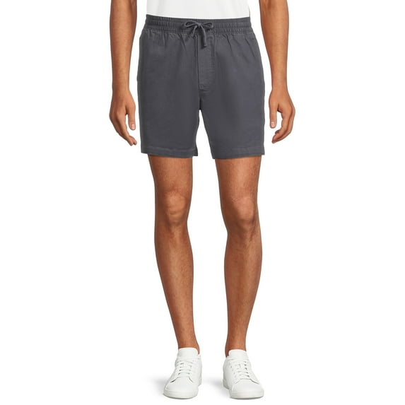 George Men's 6" Twill Pull-On Shorts, Sizes XS-3XL