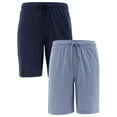 thumbnail image 1 of George Men's and Big Men's Breathable Mesh Knit Sleep Pajama Shorts, 2-Pack, Sizes S-5XL, 1 of 14