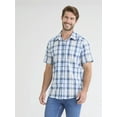 thumbnail image 1 of George Men's and Big Men's Button Up Commuter Shirt with Short Sleeves, Sizes S-3XL, 1 of 5
