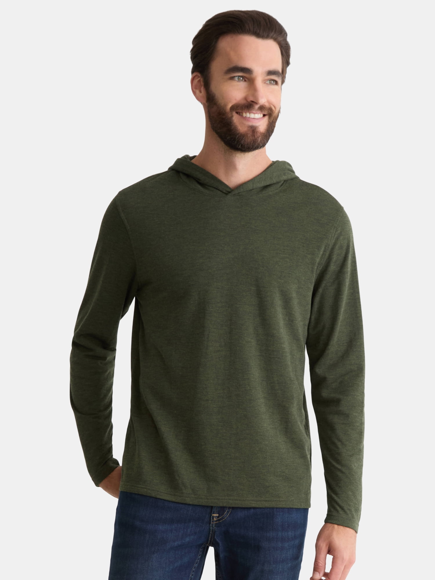 George Men's and Big Men's Pullover Hoodie with Long Sleeves, Sizes S-3XL