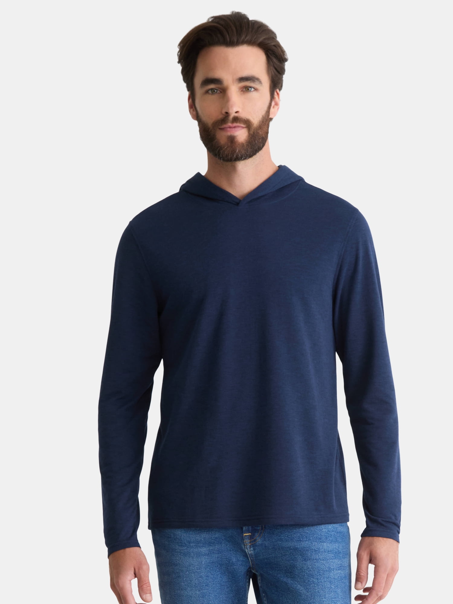 George Men's and Big Men's Pullover Hoodie with Long Sleeves, Sizes S-3XL