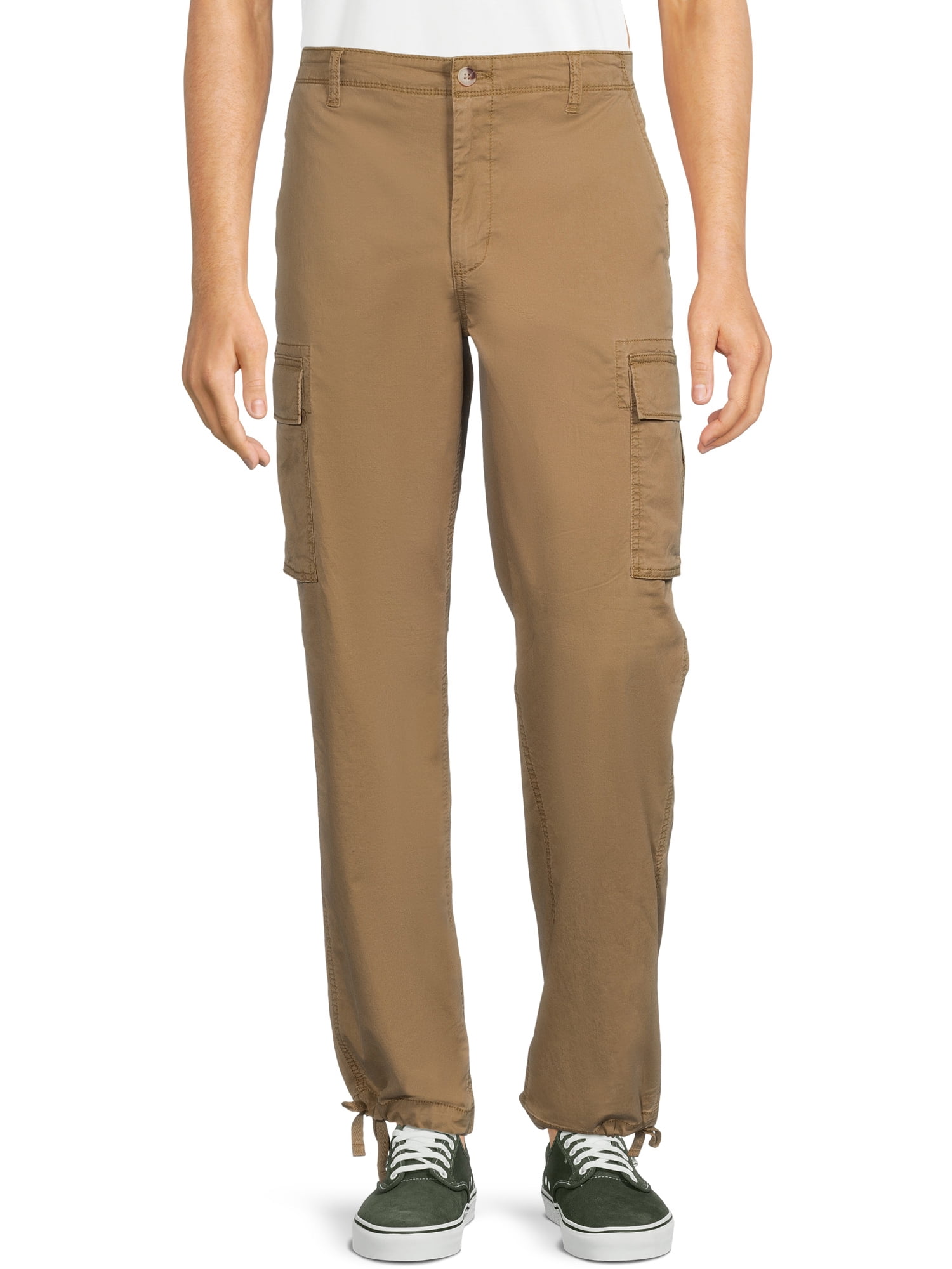 Plus Size Men's Solid Cargo Pants Fashion Casual Pants - Temu United Kingdom