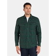 thumbnail image 1 of George Men's & Big Men's Relaxed Fit Double Pocket Flannel Shirt, Sizes XS-3XLT, 1 of 5