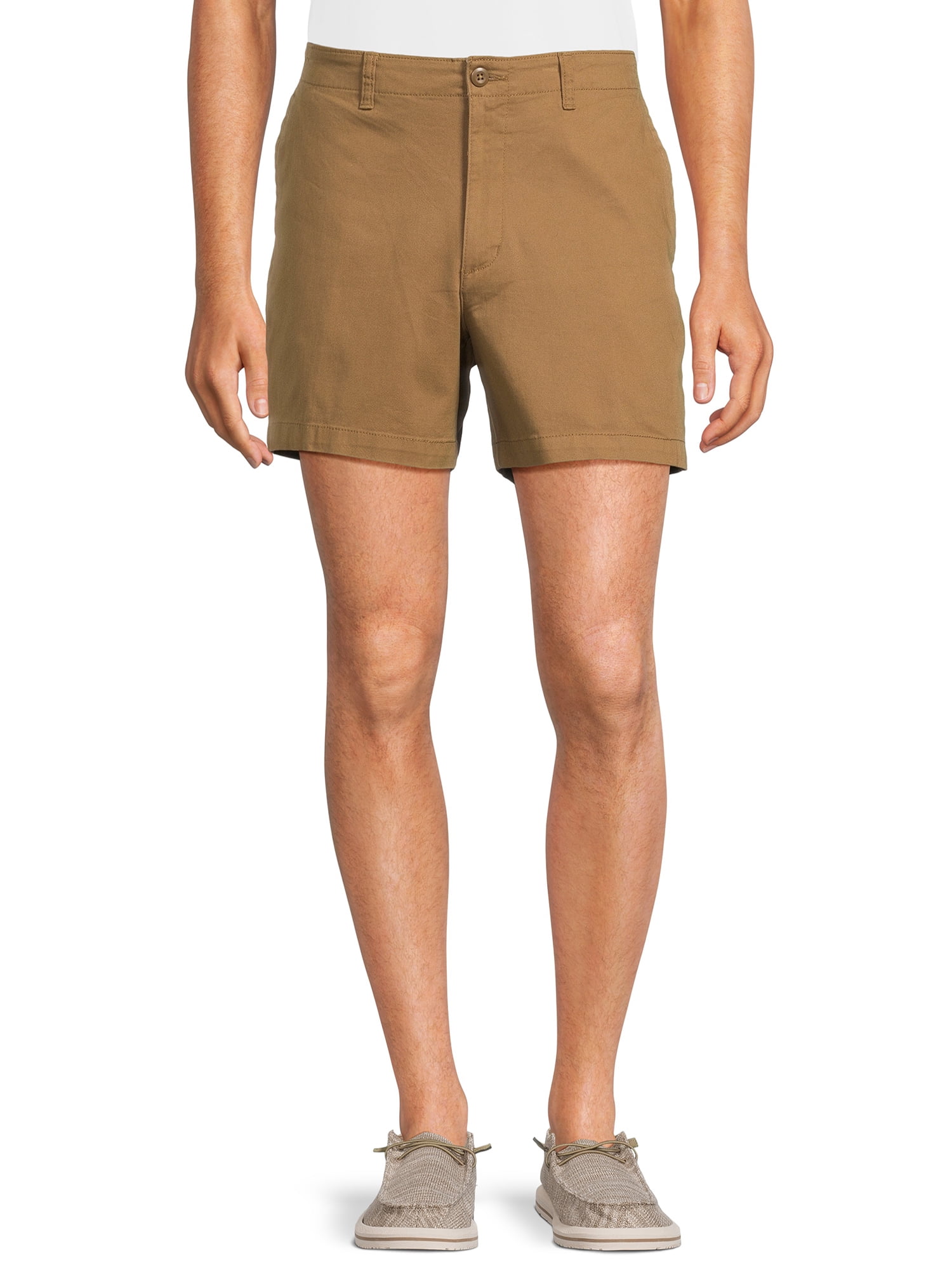 George Men's and Big Men's Flat Front Shorts, 5" Inseam, Sizes 30-46