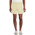 Men's and Big Men's Flat Front Shorts, 7” Inseam, Sizes 2854