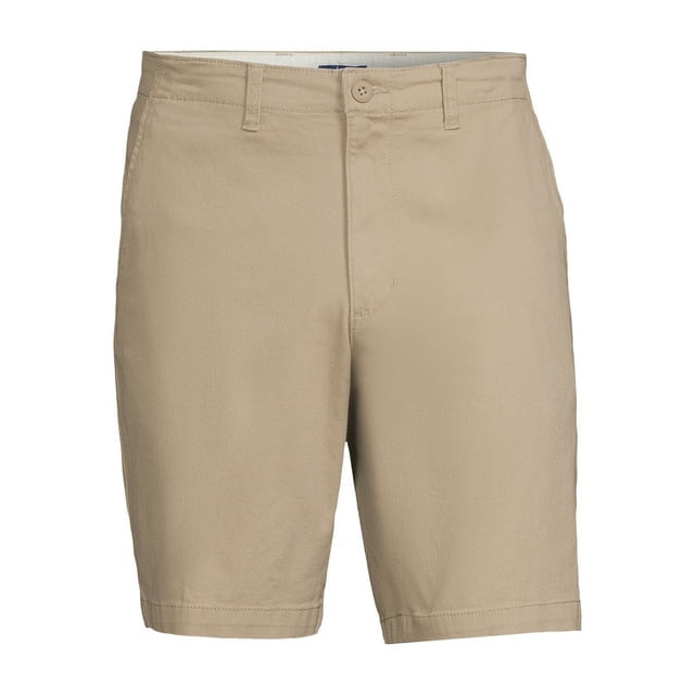 Men's and Big Men's Flat Front Shorts, 7" Inseam, Sizes 2854